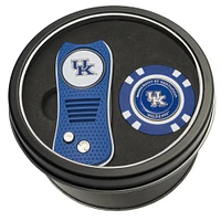 Kentucky Wildcats Divot Tool & Golf Chip Personalized Tin Gift Set
