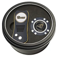 Los Angeles Rams Divot Tool & Golf Chip Personalized Tin Gift Set