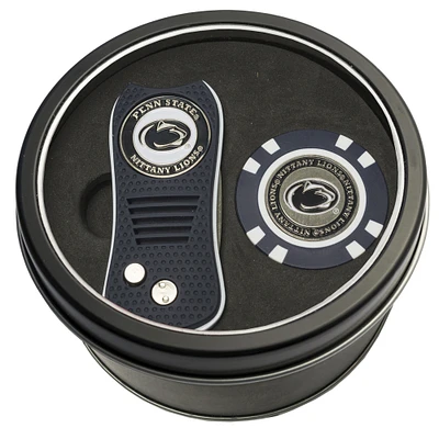 Penn State Nittany Lions Divot Tool & Golf Chip Personalized Tin Gift Set