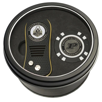 Purdue Boilermakers Divot Tool & Golf Chip Personalized Tin Gift Set