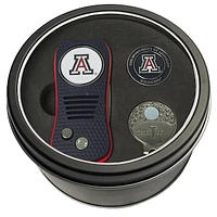 Arizona Wildcats Divot Tool Ball Marker & Cap Clip Personalized Tin Gift Set
