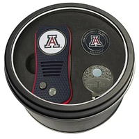 Arizona Wildcats Divot Tool Ball Marker & Cap Clip Personalized Tin Gift Set