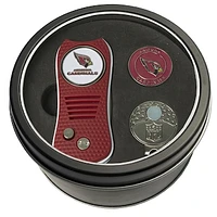 Arizona Cardinals Divot Tool Ball Marker & Cap Clip Personalized Tin Gift Set