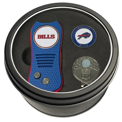 Buffalo Bills Divot Tool Ball Marker & Cap Clip Personalized Tin Gift Set