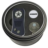 Dallas Cowboys Divot Tool Ball Marker & Cap Clip Personalized Tin Gift Set