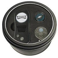 Philadelphia Eagles Divot Tool Ball Marker & Cap Clip Personalized Tin Gift Set