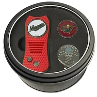 Minnesota Wild Divot Tool Ball Marker & Cap Clip Personalized Tin Gift Set