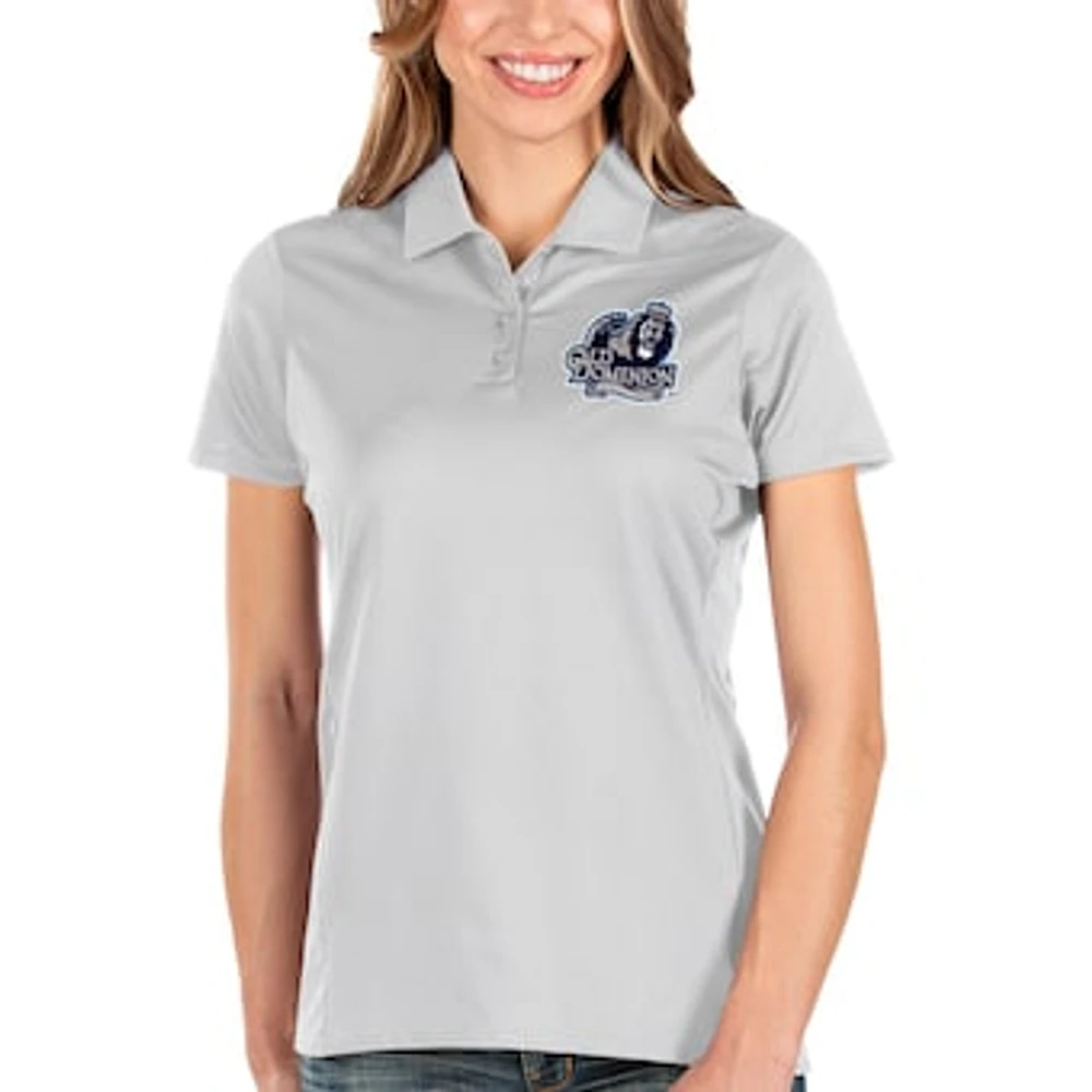 Women's Antigua White Old Dominion Monarchs Balance Polo