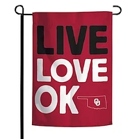 WinCraft Oklahoma Sooners 12'' x 18'' Local Design Double-Sided Garden Flag