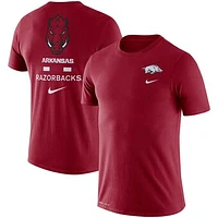 Men's Nike Cardinal Arkansas Razorbacks DNA Logo Performance T-Shirt