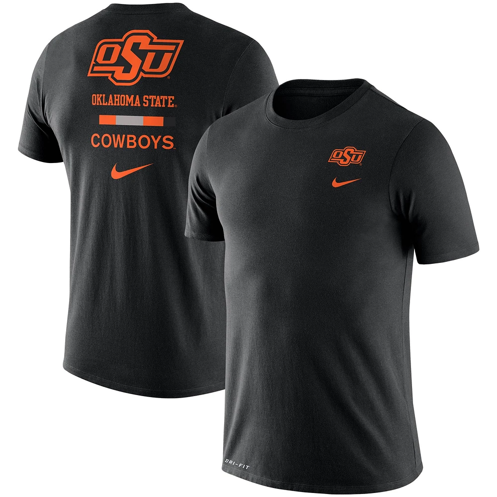 Men's Nike Black Oklahoma State Cowboys DNA Logo Performance T-Shirt