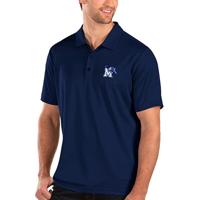 Men's Antigua Navy Memphis Tigers Balance Polo