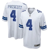 Men's Nike Dak Prescott White Dallas Cowboys Game Team Jersey