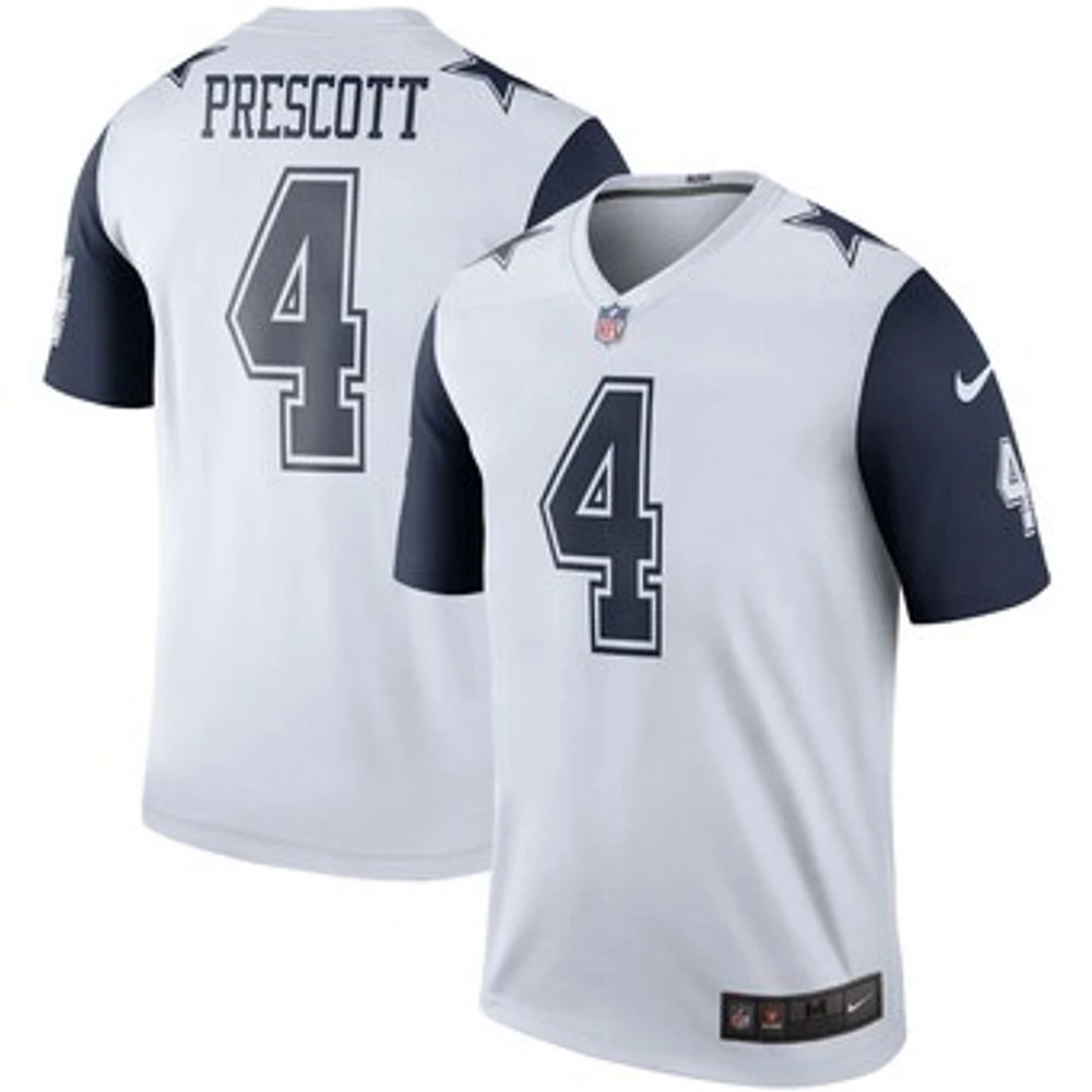 Men's Nike Dak Prescott White Dallas Cowboys Alternate Legend Player Performance Top