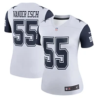 Women's Nike Leighton Vander Esch  White Dallas Cowboys Legend Player Performance Top