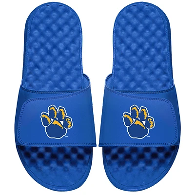 Men's ISlide Royal Pitt Panthers Logo Slide Sandals