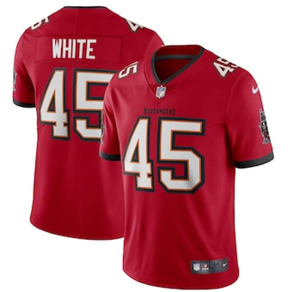 Men's Nike Devin White Red Tampa Bay Buccaneers Vapor Limited Jersey