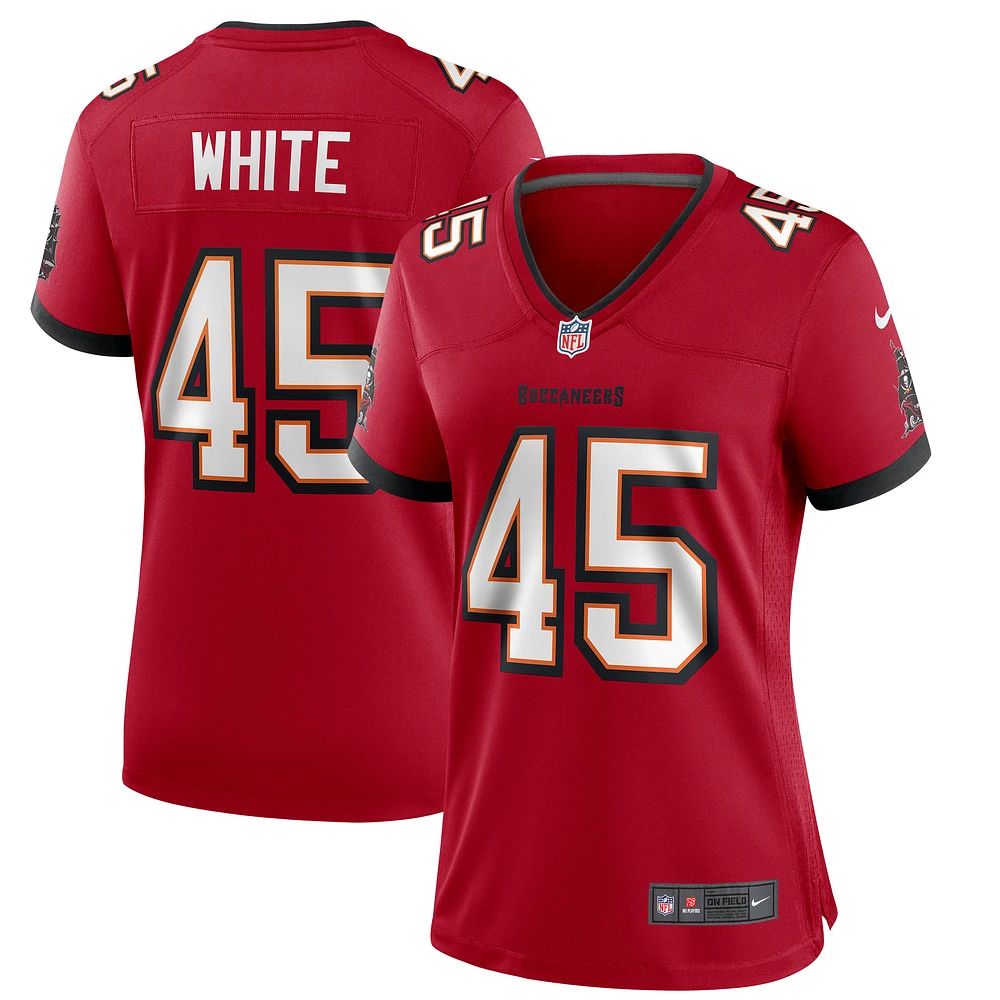 Women's Nike Devin White Red Tampa Bay Buccaneers Game Player Jersey