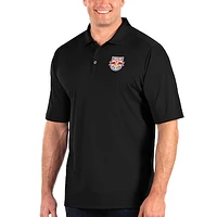 Men's Antigua Black New York Red Bulls Big & Tall Tribute Polo