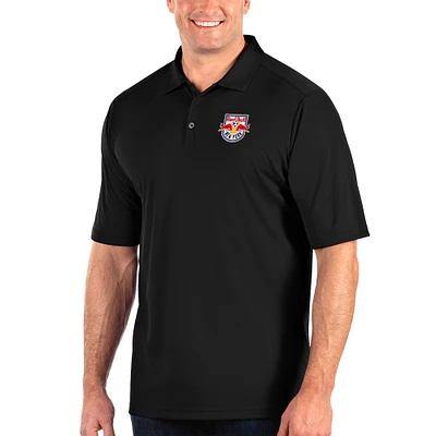 Men's Antigua Black New York Red Bulls Big & Tall Tribute Polo