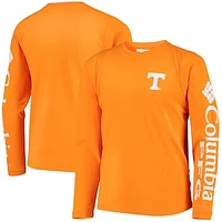 Youth Tennessee Orange Volunteers PFG Terminal Tackle Long Sleeve Omni-Shade T-Shirt