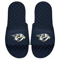 Youth ISlide Navy Nashville Predators Primary Logo Slide Sandals