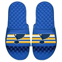 Men's ISlide Royal St. Louis Blues Stripe Logo Slide Sandals