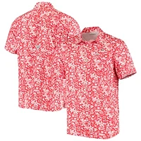 Men's Columbia Red Georgia Bulldogs Super Slack Tide Button-Up Shirt