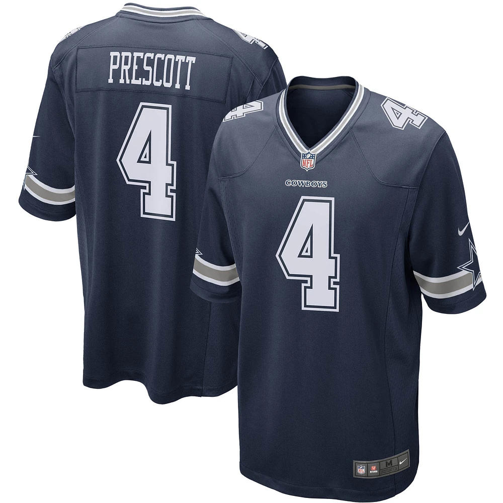 Men's Nike Dak Prescott Navy Dallas Cowboys Game Player - Jersey