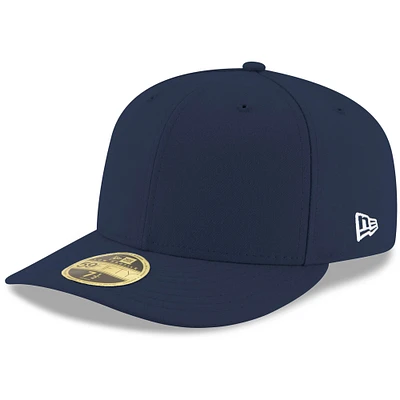 Men's New Era Navy Blank Low Profile 59FIFTY Fitted Hat