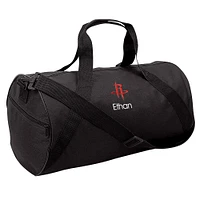 Youth Black Houston Rockets Personalized Duffle Bag