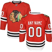 Youth Red Chicago Blackhawks Premier Custom Jersey