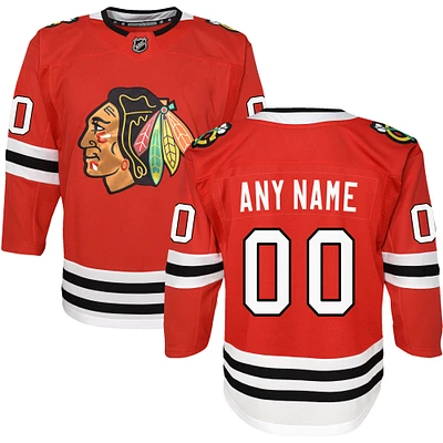 Youth Red Chicago Blackhawks Premier Custom Jersey