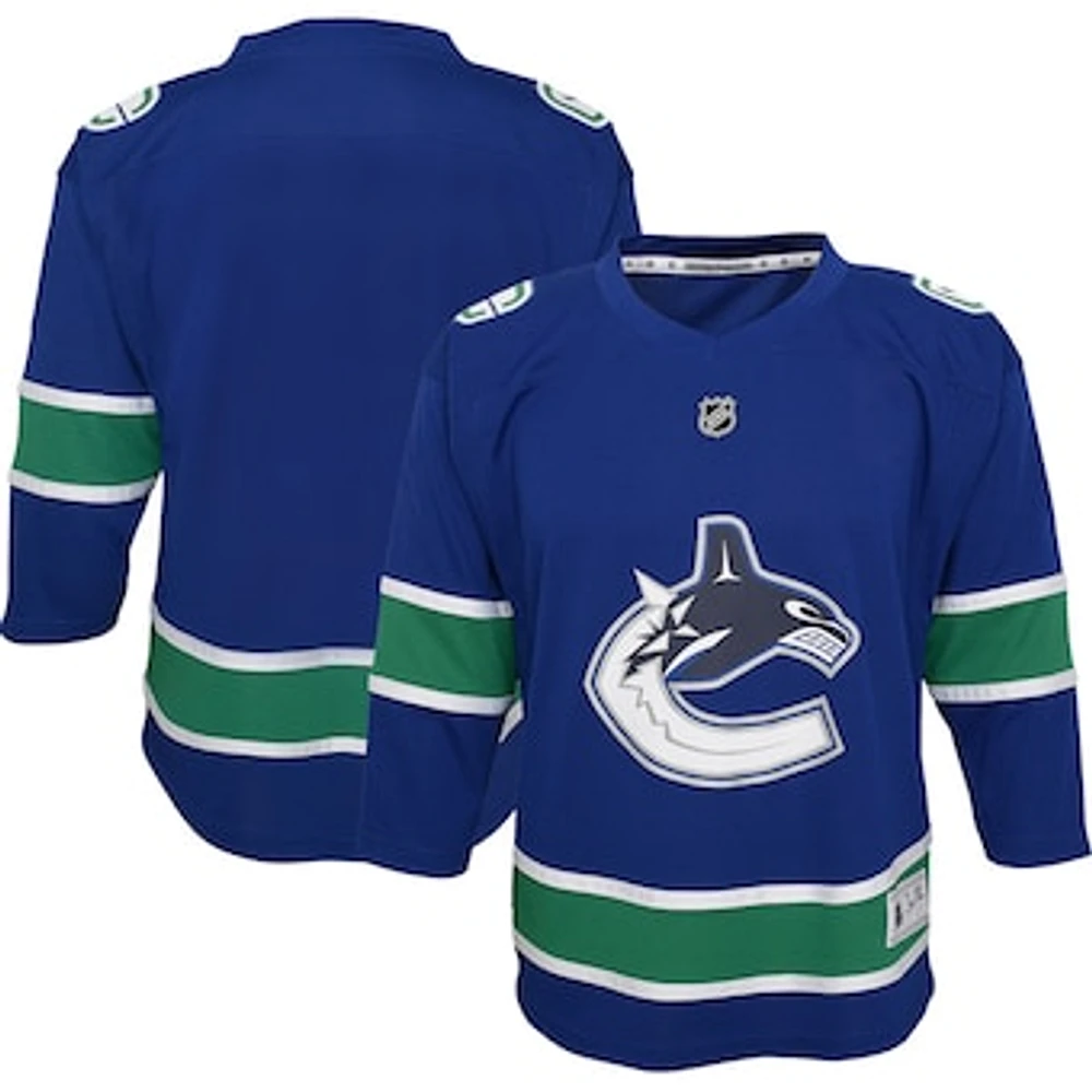 Youth Blue Vancouver Canucks Replica Jersey