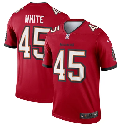 Men's Nike Devin White Red Tampa Bay Buccaneers Team Legend Player Performance Top