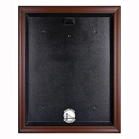 Golden State Warriors Brown Framed (2019-Present) Team Logo Jersey Display Case