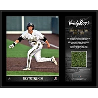 Mike Yastrzemski Vanderbilt Commodores 12" x 15" Sublimated Plaque with a Piece of Game-Used Artificial Turf