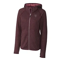 Women's Cutter & Buck Maroon Texas A&M Aggies Mainsail Hooded Full-Zip Jacket