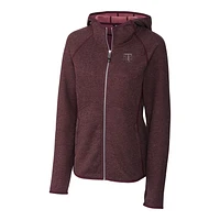 Women's Cutter & Buck Maroon Texas A&M Aggies Mainsail Hooded Full-Zip Jacket
