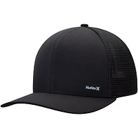 Men's Hurley Black League Trucker Snapback Performance