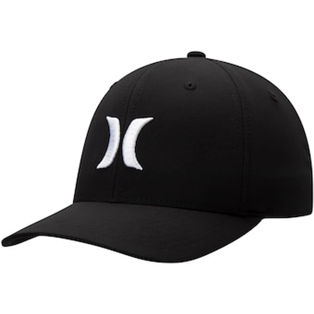 Men's Hurley Black One and Only Logo Performance Flex - Hat