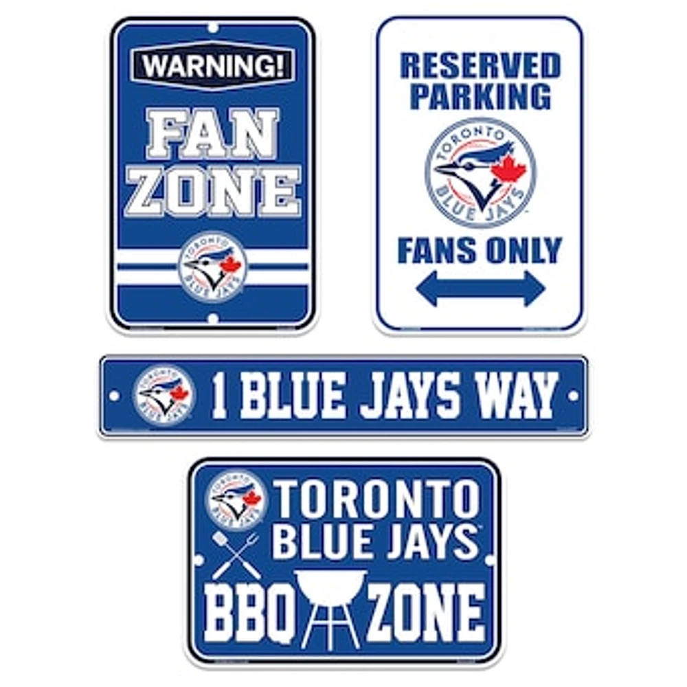 Toronto Blue Jays 4-Piece Fan Sign - Set