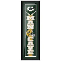 Green Bay Packers 6'' x 22'' Man Cave Framed - Artwork