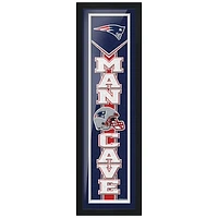 New England Patriots 6'' x 22'' Man Cave Framed - Artwork