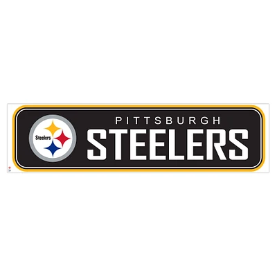 Pittsburgh Steelers 90'' x 23'' Repositionable Wall - Decal