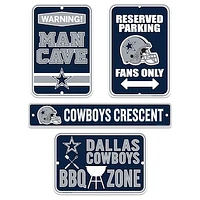 Dallas Cowboys 4-Piece Fan Sign - Set