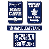 Toronto Maple Leafs 4-Piece Fan Sign - Set