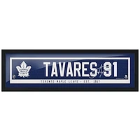 John Tavares Toronto Maple Leafs 6'' x 22'' Framed Replica Autograph Player Name - Bar