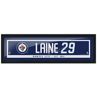 Patrik Laine Winnipeg Jets 6'' x 22'' Framed Replica Autograph Player Name - Bar