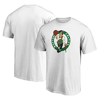 Men's Fanatics White Boston Celtics Primary Team Logo T-Shirt